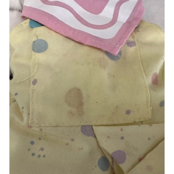 Vintage Hallmark Crayola Painter BUNNY Rabbit Spring Plush Stuffed Animal 1989 - Picture 14 of 15